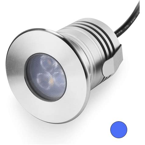 Luzes de piscina LED subaquáticas 3W 12V 24V dc IP68 Luzes de aço