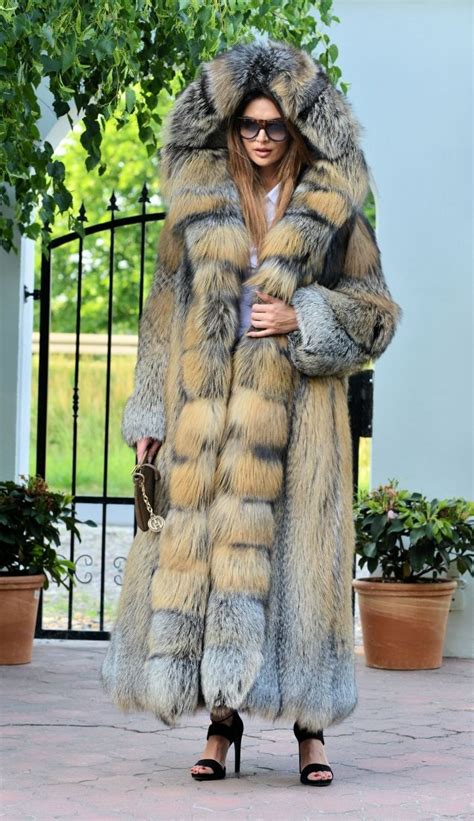 Exclusive Saga Fox Fur Fantastic Long Fur Coat Fox Furs Outlet Long Fur Coat Fur Coat Coat