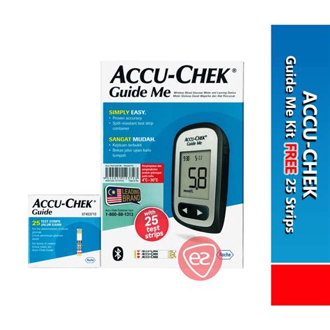 Accu Chek Guide Me Set With Accu Chek Guide Strip S Accu Chek