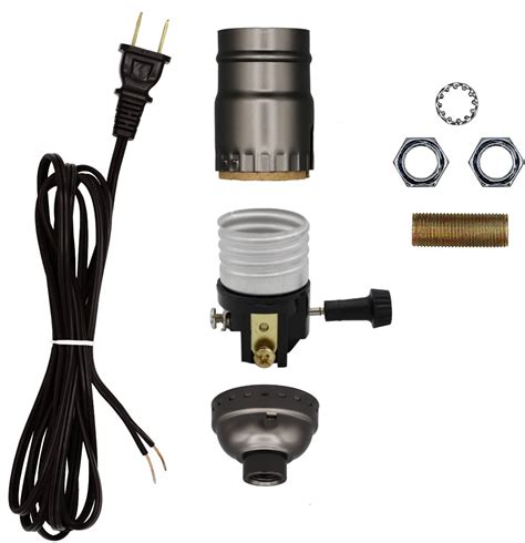 Creative Hobbies Make a Lamp | Repair or Rewiring Kit - 8 Foot Black ...