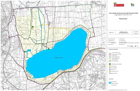 Parco Naturale Del Lago Di Candia Mappa Di Dettaglio