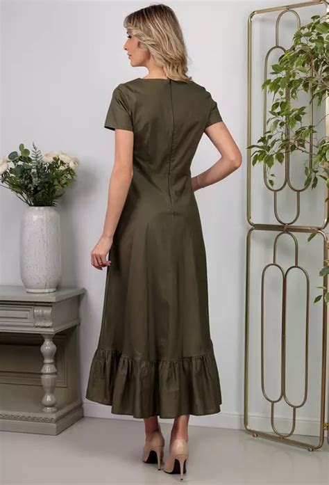 Rochie Olive Cu Buzunare Dasha Ro