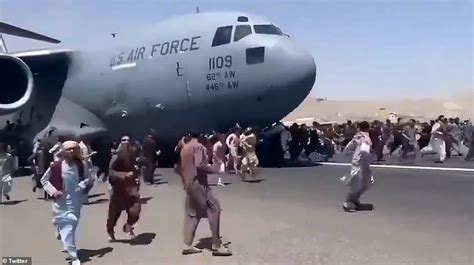 Pictured 640 Afghan Refugees Who Ran Onto Us Evacuation Jet In Kabul