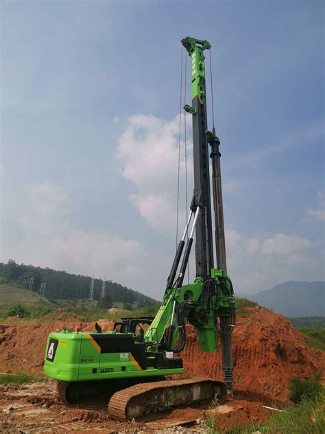 Tysim Mobile 61ton Kr220 Rotary Drilling Rig For Pile Foundation