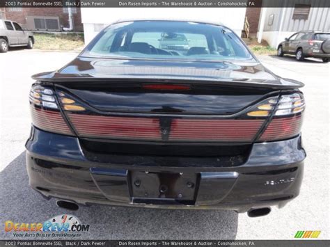 2003 Pontiac Bonneville Ssei Black Dark Pewter Photo 9