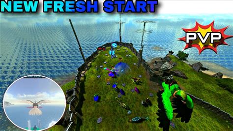 Ark Mobile Pvp New Fresh Start Pvp Base Defense And Pvp Day