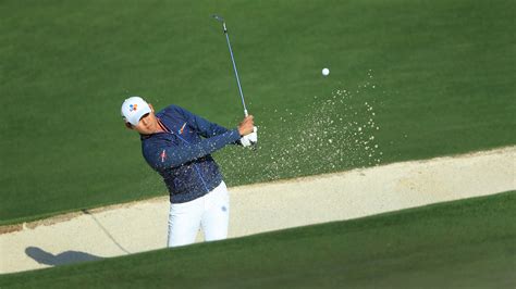 Si Woo Kim Of Korea Hits From The Bunker On No 2 During The Second