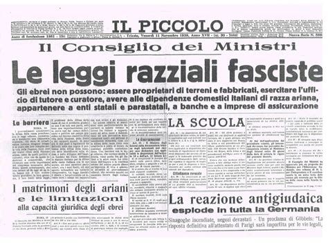 Trieste e l antisemitismo fascista la città le polemiche e il