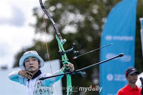 Md항저우 역시 최강 안산·임시현·최미선 女 양궁 단체 결승 진출은메달 확보