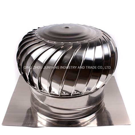 Roof Ventilation Fan Unpowered 201 304 Stainless Steel Roof Fan Wind