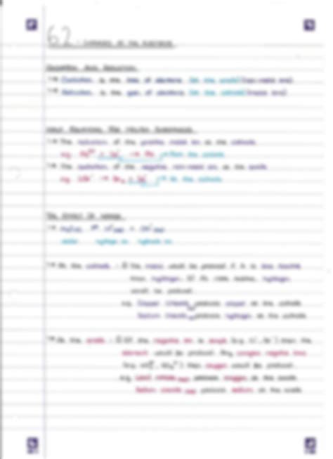 SOLUTION C6 Revision Sheets Studypool