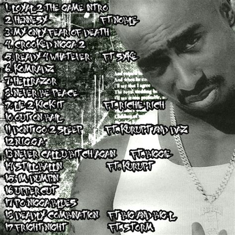 2pac Loyal To The Game Album Cover