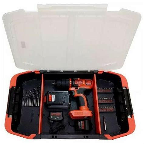 Atornillador Inalámbrico Black Decker 20v 50 Accesorios