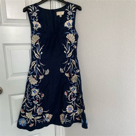 Anthropologie Dresses Anthropologie Navy Blue Moulinette Soeurs