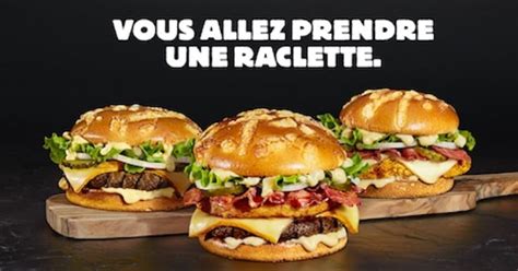 Voici Les Cheese Lover Les Burgers Fondant à La Raclette De Burger King