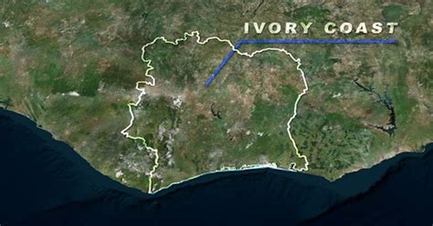 Ivory Coast World Map, Elements Motion Graphics ft. ivory coast & Country in West Africa ...