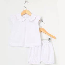 Conjunto Infantil Maria Branco Essencial Enxovais