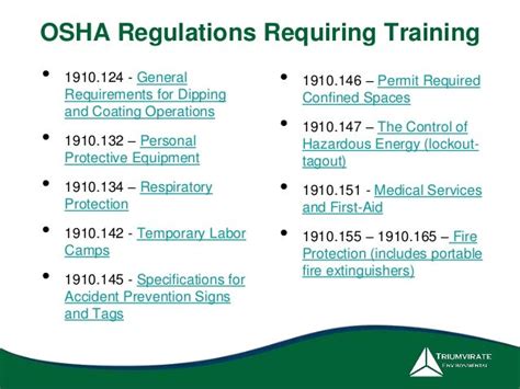 Osha Compliance Update