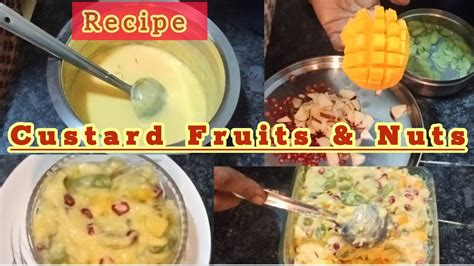 Easy Home Made Fruits Custard 🍮 Recipe Best Recipe For Summercustard