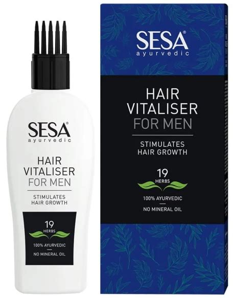 Ayurvedic Hair Vitaliser Olejek dla Mężczyzn na Porost Włosów SESA