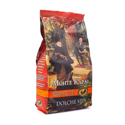 Купить Чай Dolche vita Дольче Вита Монте Карло черный ОРА 250 гр м/у ...