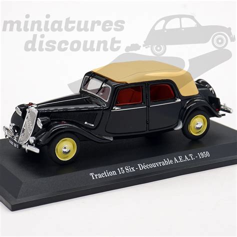 Citroen Traction 15 six découvrable A E A T 1950 Atlas 1 43ème en boite