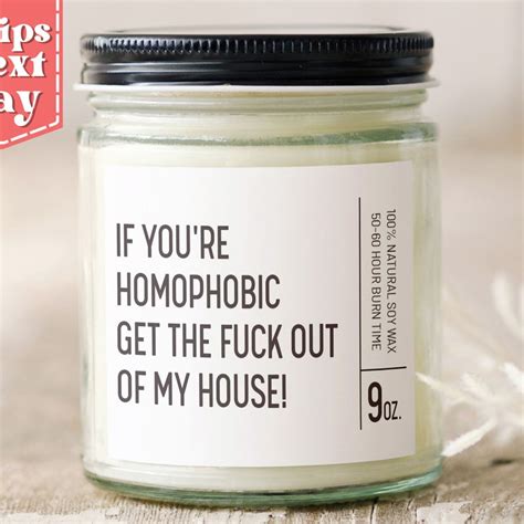 Get The Fuck Out My House Candle Etsy
