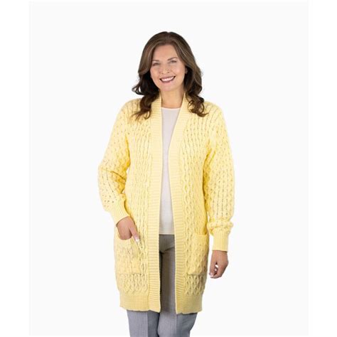 Ladies Cable Knit Cardigan Fashion Friendly