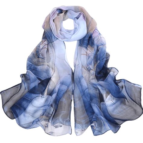 Magnifique Foulard En Mousseline De Soie Pour Femme