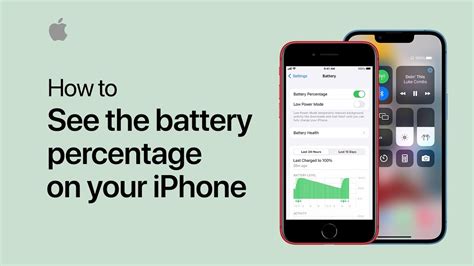How To Show Battery Percentage On Your Iphone Apple Support Youtube