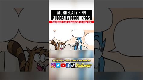 Mordecai Y Rigby Juegan Videojuegos De Hora De Aventura X Un