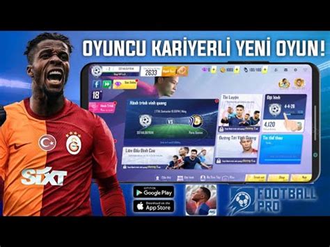 YENİ MOBİL FUTBOL OYUNU ÇIKTI OYUNCU KARİYERLİ FOOTBALL PRO VTC ÇIKTI