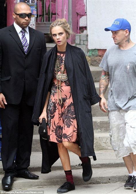 Cara Delevingne Showcases Her Signature Street Style For Vogue Brazil Daily Mail Online Cara