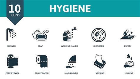 Premium Vector Hygiene Icon Set Contains Editable Icons Hygiene Theme