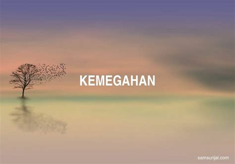 4 Arti Kata Kemegahan Kamus Besar Bahasa Indonesia Kbbi