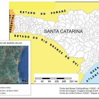 Mapa De Localiza O Do Munic Pio De Barra Velha No Estado De Santa