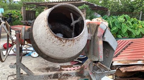 Fully Restoration Old Concrete Mixer Restore And Reuse Old And Very