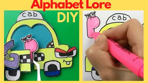 How To Draw Alphabet Lore Diy Paper Craft Youtube