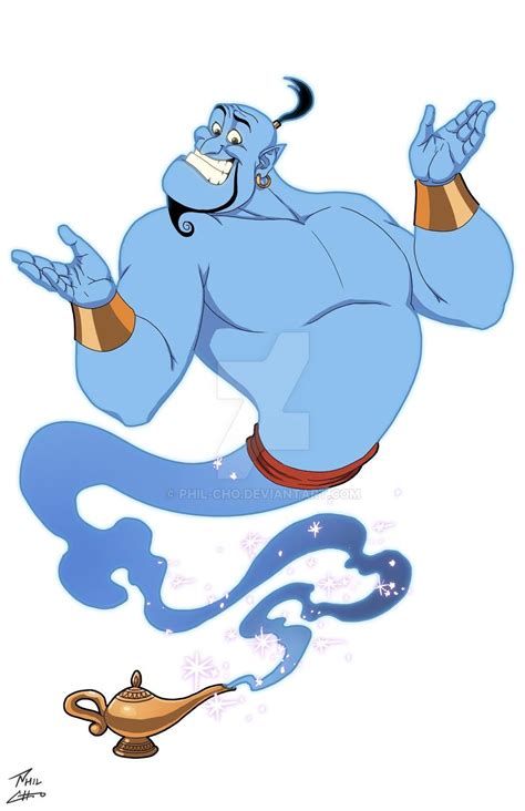 Aladdin Genie Cartoon