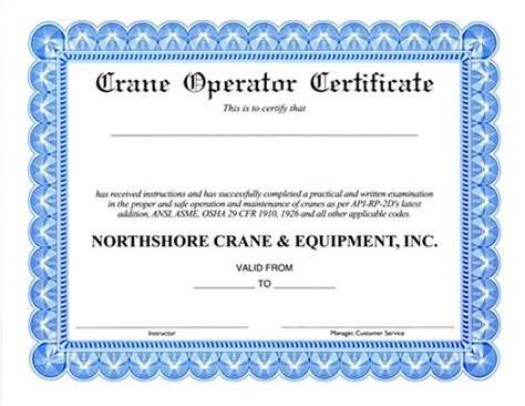 Crane Operator, Rigger, Signalman, Overhead Hoist & Forklift Operator Certification Seminars