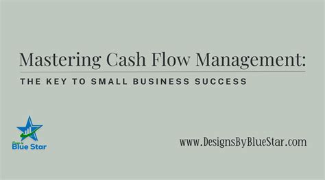 Mastering Cash Flow Management The Key To Small Business Success