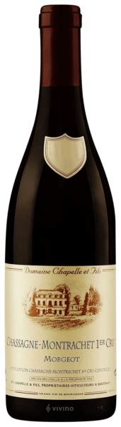 Domaine Chapelle Et Fils Chassagne Montrachet 1er Cru Morgeot Rouge