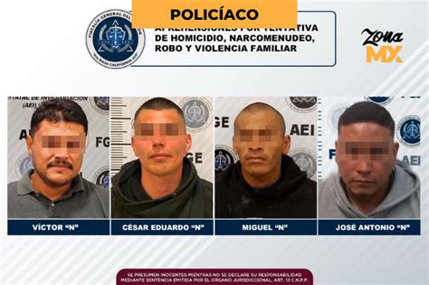 Cumplimentan cuatro órdenes de aprehensión por diversos delitos en