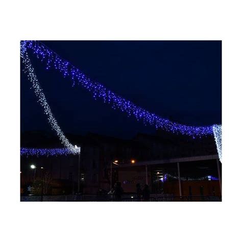 Frise lumineuse IP67 Optima extérieur h50cm x 4M 159 led bleu et blanc