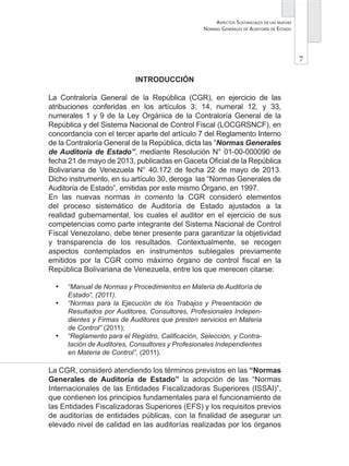 Aspectos Sustancial De Las Normas De Auditor A De Estado Pdf