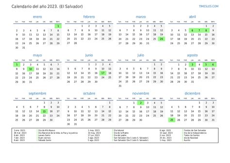 Calendario 2024 Con Dias Festivos El Salvador Image To U