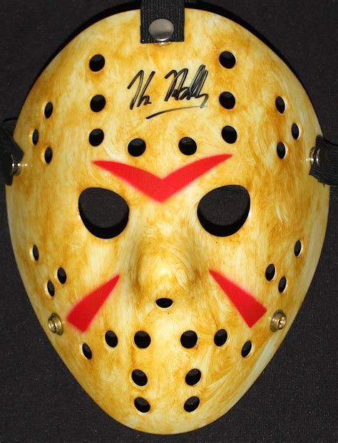 Kane Hodder Signed Jason "Friday the 13th" Hockey Mask (Hodder COA ...