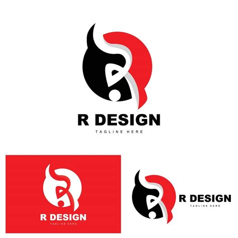 R Letter Logo Alphabet Vector Initial R Product Brand Logotype Design