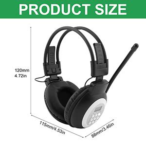 Movkzacv Portable Personal Fm Radio Headphones Ear Muffs With Best