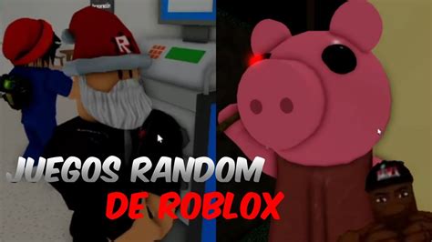 Jugando Juegos Random De Roblox Youtube